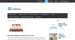 Desktop Screenshot of bestmattressfor.com