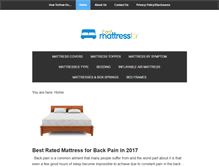 Tablet Screenshot of bestmattressfor.com